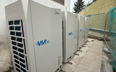 Photo of Commercial Air Conditioning Installation At Crowne Plaza&comma; Gerrards Cross&nbsp;